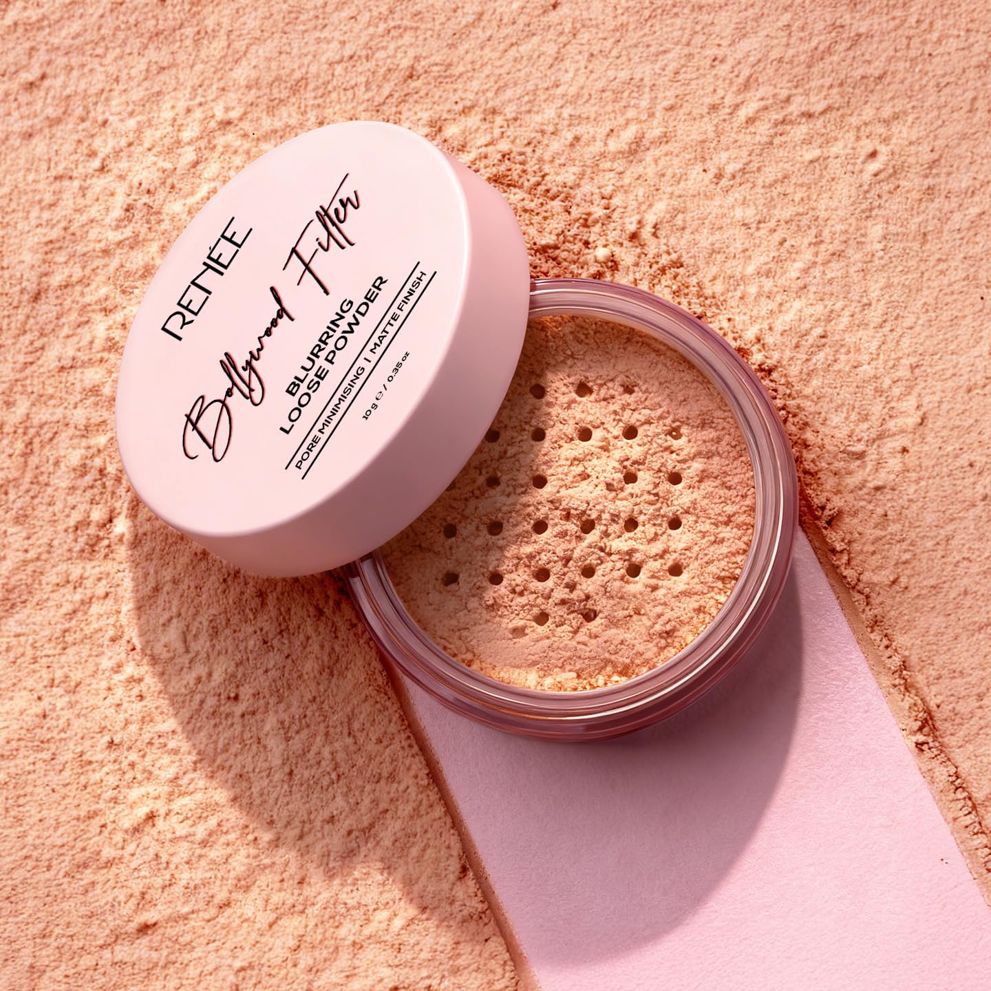 RENEE Bollywood Filter Pore Blurring Loose Powder For Face - Fresh Sand,10g