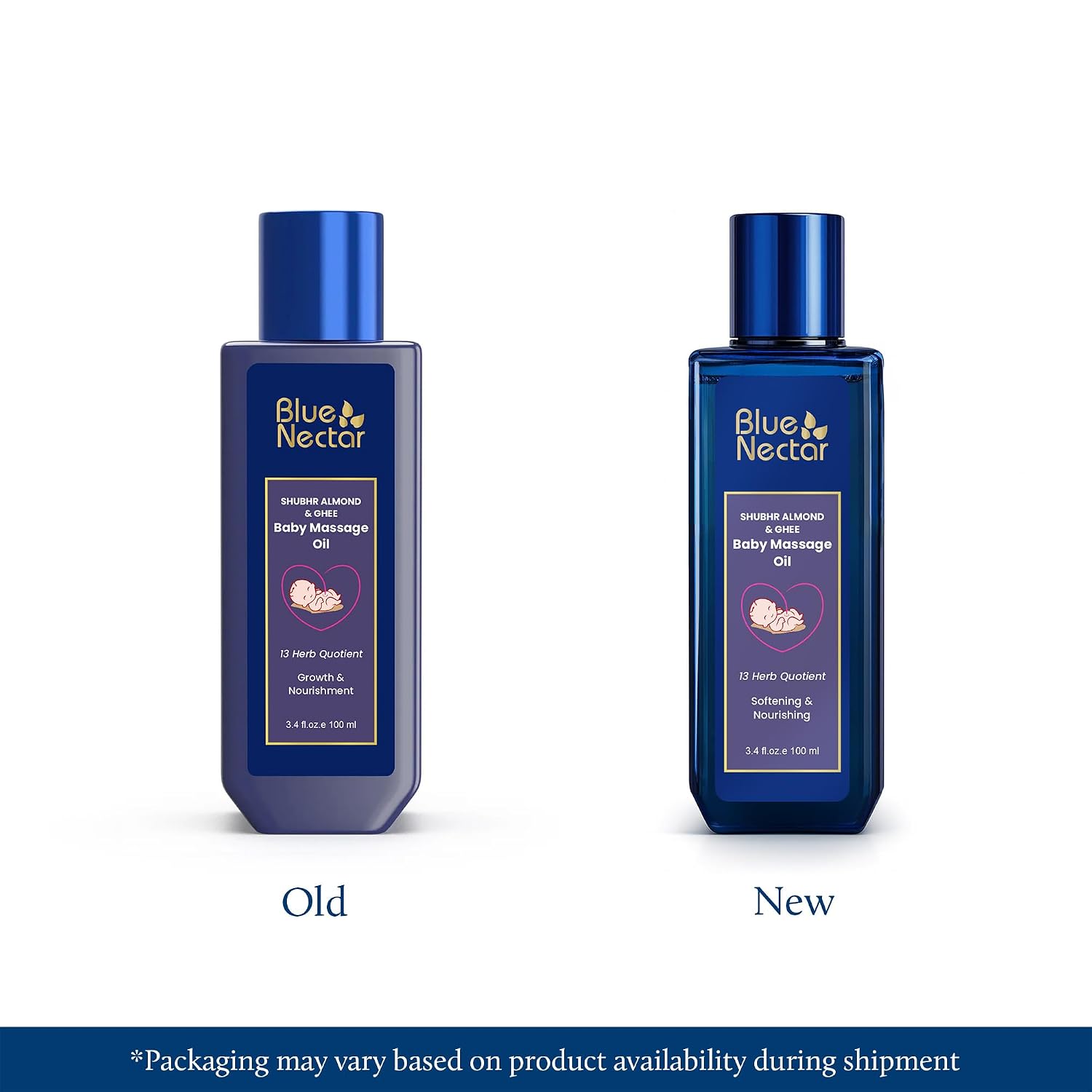 Blue Nectar Ayurvedic Baby Oil with Organic Ghee