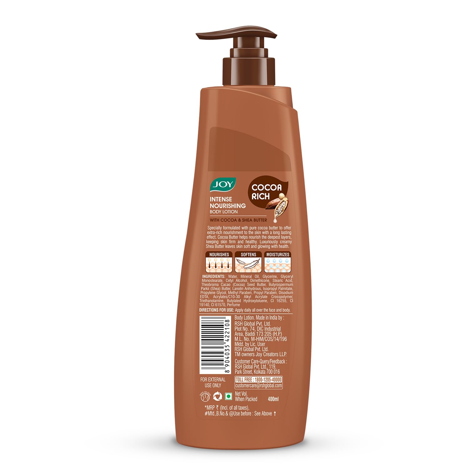 Joy Cocoa Rich Intense Nourishing Summer Body Lotion (400ml)