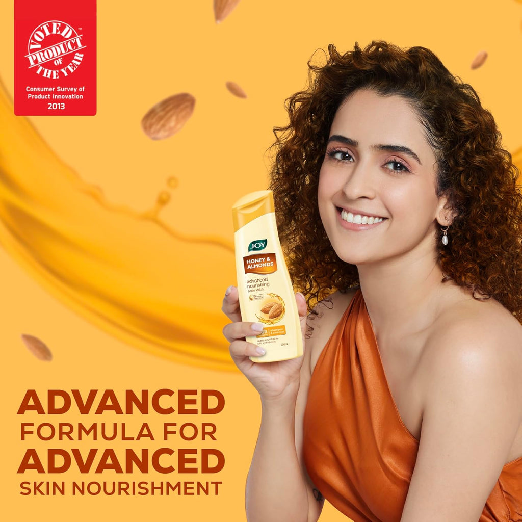 Joy Honey & Almonds Advanced Nourishing Lightweight Summer Body Lotion 300ml
