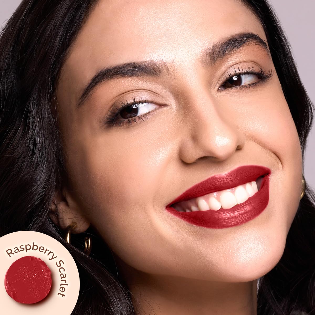Mamaearth Moisture Matte Longstay Lipstick - Raspberry Scarlet, 2 gm