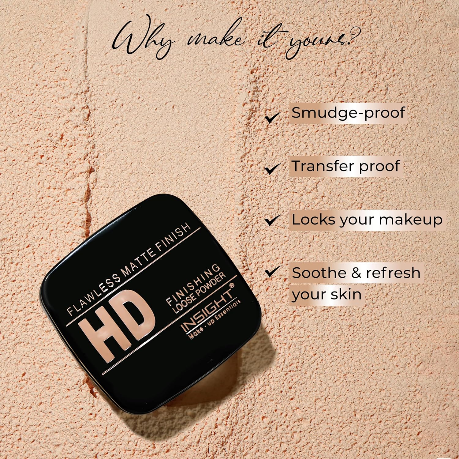 INSIGHT HD Finishing Loose Powder,30g