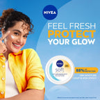 NIVEA Soft Daily UV Light Moisturising Cream with SPF-15, 100ml