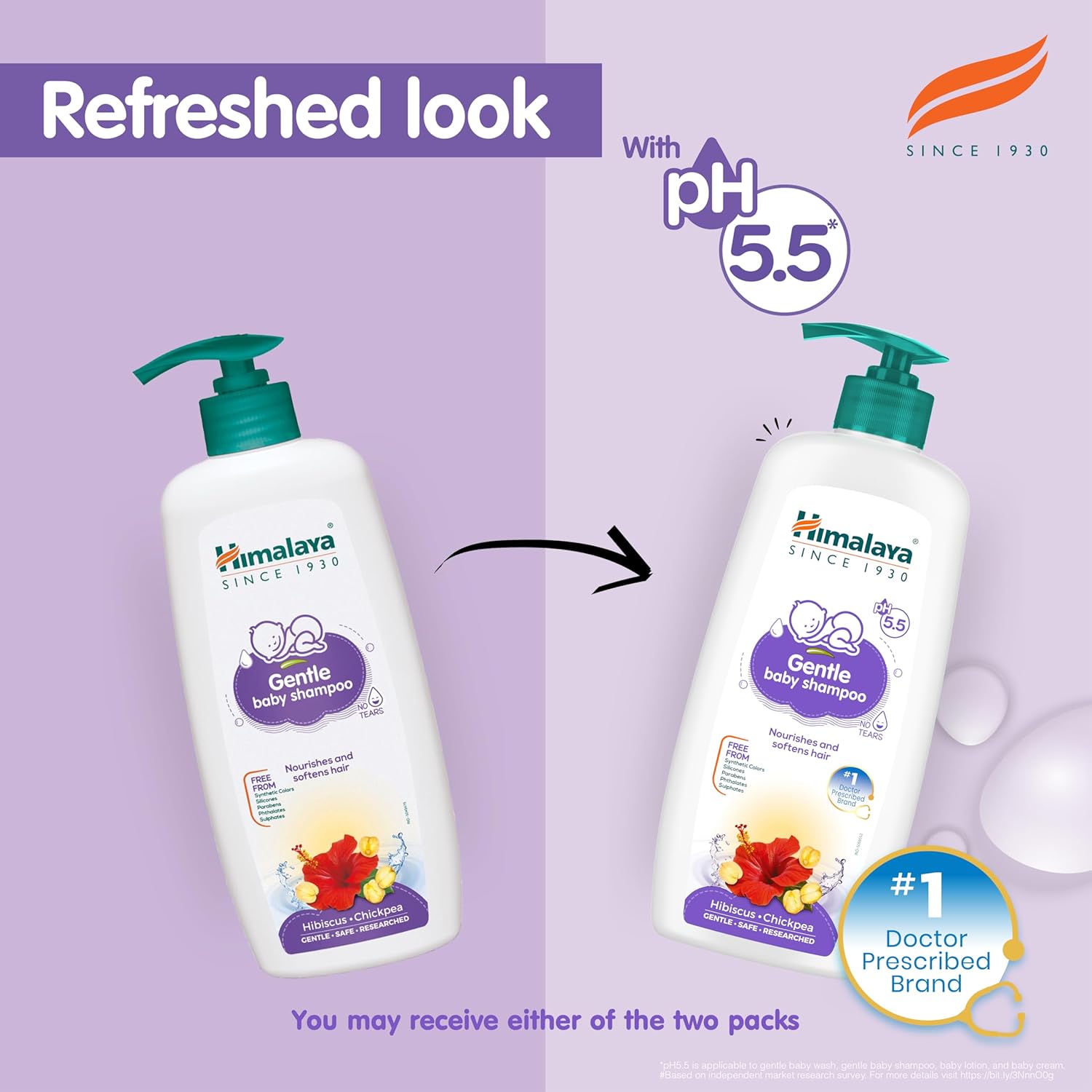 Himalaya Gentle Baby Shampoo 600ml(Pack of 2)