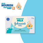 Johnson's Baby Soap Nourishing Milk 75g Pack of 5