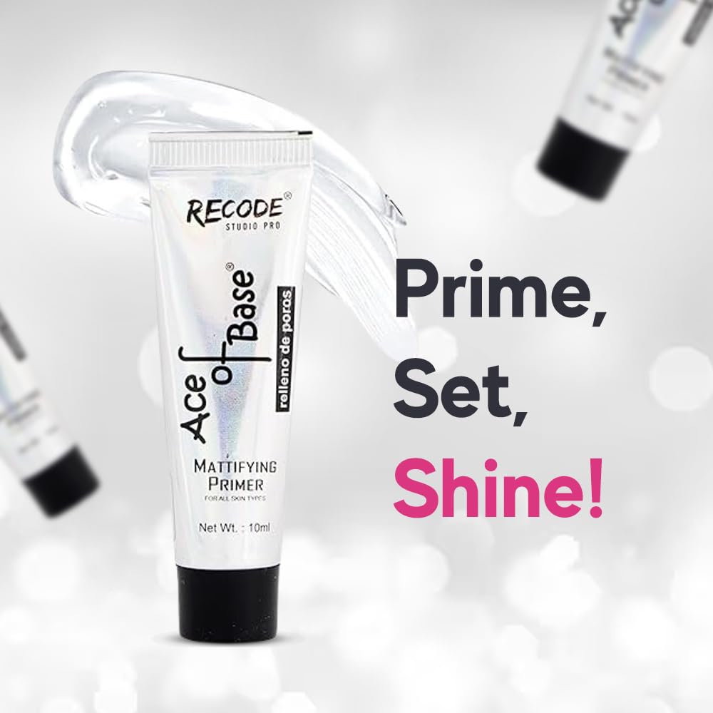 Recode Makeup Primer for Oily Skin & Dry Skin 10 ml - Ace Of Base Primer