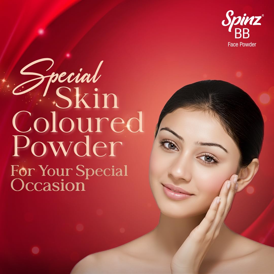 Spinz BB Brightening & Beauty Face Talc for Instant Brightness,70g