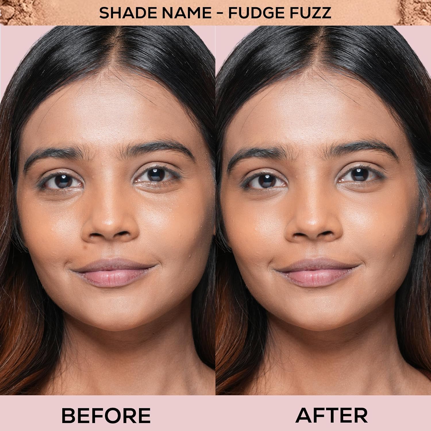 RENEE Bollywood Filter Blurring Compact - Fudge Fuzz,9g