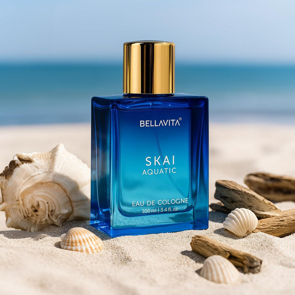 Bella Vita Luxury Skai Aquatic Unisex | Long Lasting | 100ml | Perfume for Man and Woman | Bergamot, Lavender & Patchouli | Woody & Citrus Premium...
