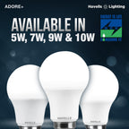 Havells 9w LED Bulb for Home & Office |B22 LED Bulb Base |Cool Day White Light (6500K) |4Kv Surge Protection |High Voltage Protection |Eco Friendly Energy Efficient | Pack of 4