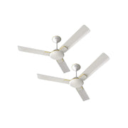 Havells 1200Mm Enticer Energy Saving Ceiling Fan (4 stars, Pearl White Gold, Pack Of 2)