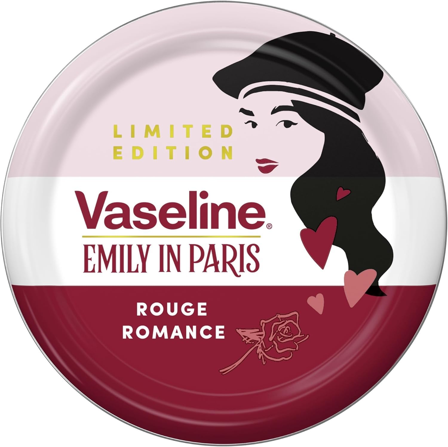 Vaseline Rouge Romance Lip Balm Tin Limited Edition x Emily in Paris 20 g