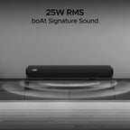 boAt Aavante Bar 610, 25W Signature Sound, 2.0 CH with Dual Passive Radiators, 7 HRS Battery, Sleek Design, Multi Connectivity, Bluetooth Sound Bar,...