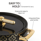 CELLO Jewel NX Insulated Casserole Set of 3 Pcs (500ml, 1000ml, 1500ml) Black |