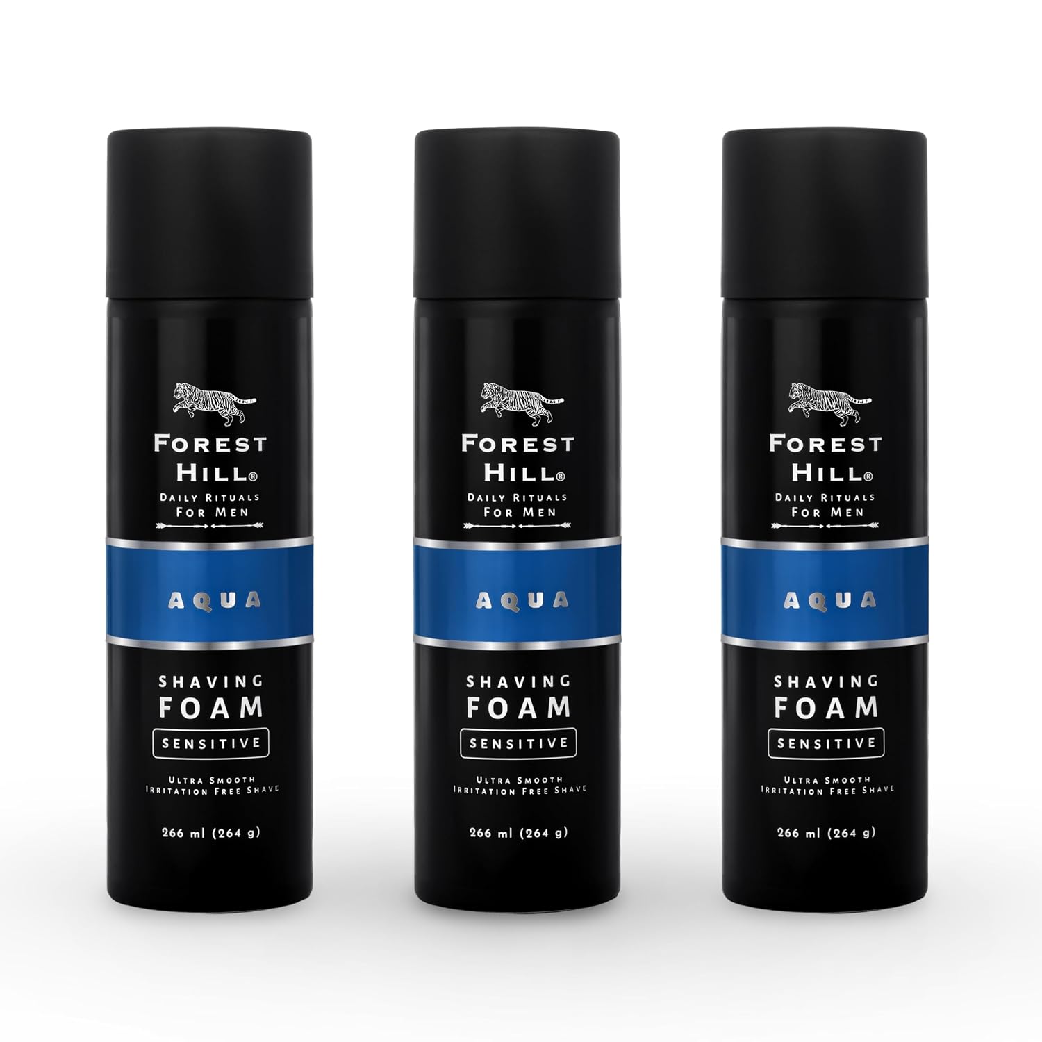 Forest Hill Aqua Pre Shave Foam For Men 266 ml (pack of-3)