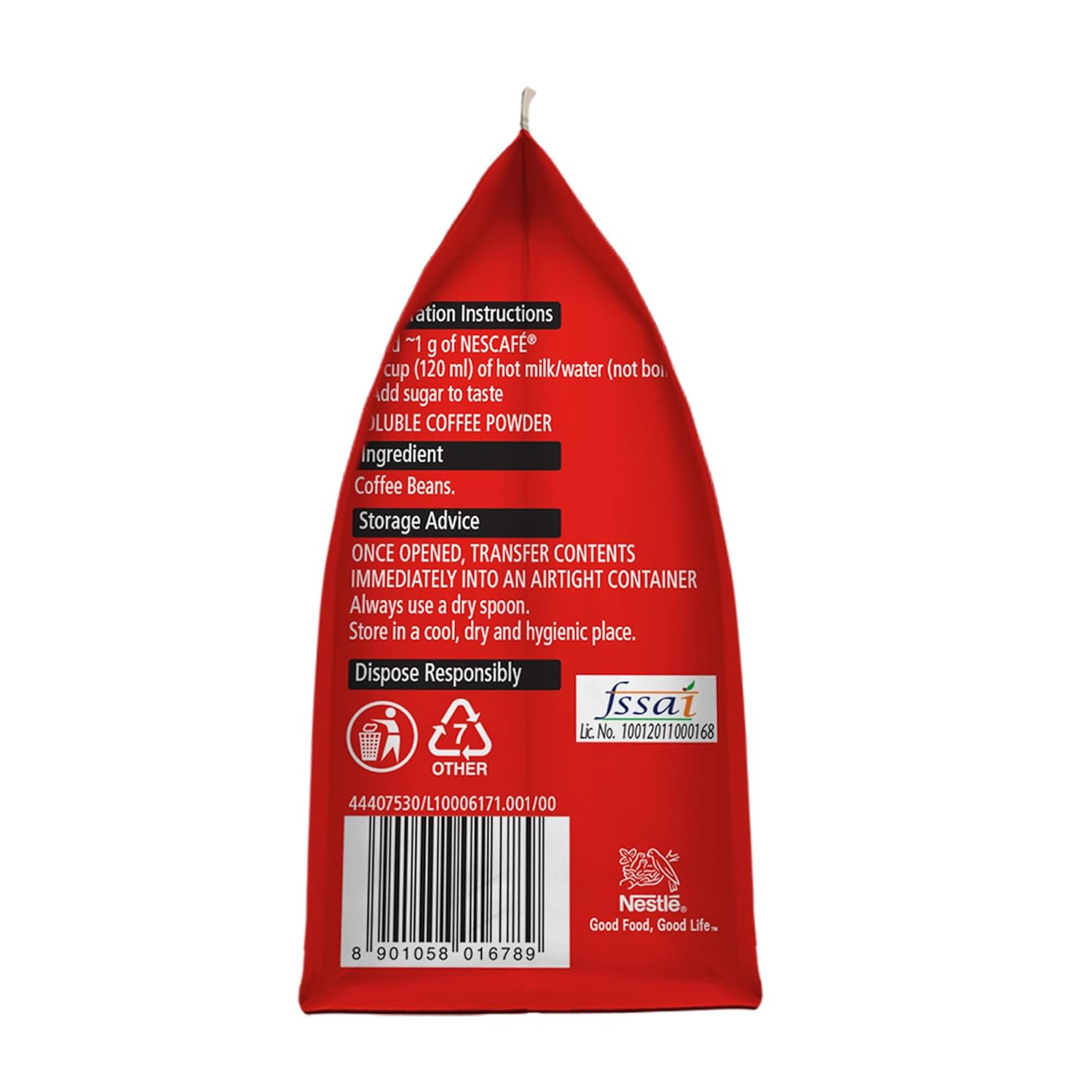 Nescafé Classic Instant Ground Coffee, 200g Stabilo Pouch