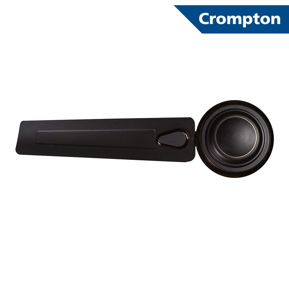 Crompton Super Briz Deco 1200 mm (48 Inch) High Speed Decorative Ceiling Fan (Smoked Brown), Pack Of 1, 4 stars