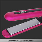 VEGA Adore Hair Straightener (VHSH-18), Colour May Vary & VEGA Trendy Hair Straightener(VHSH-16), Pink
