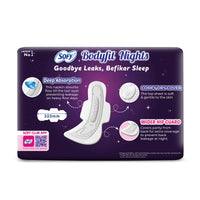 Sofy Women Bodyfit Longest XXL Sanitary Pads |Night Protection|Wider Hip Guard| Deep Absorption | Comfy dry cover| XX-Large, Pack Of 40