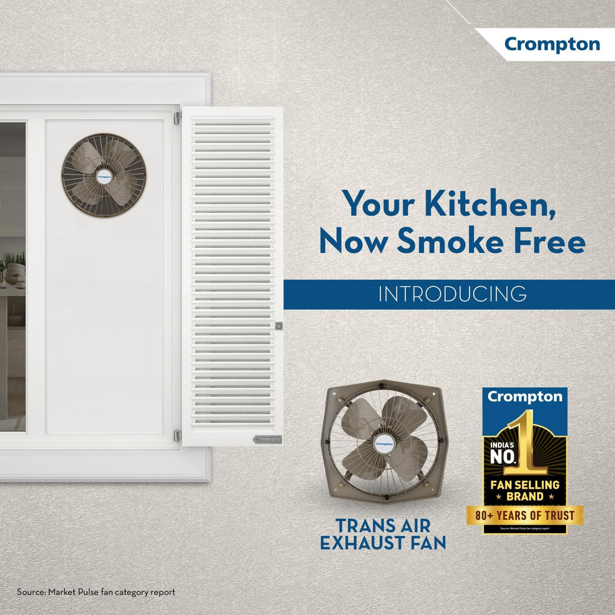 Crompton Greaves Trans Air 300 mm Exhaust Fan Grey Online at Price in India
