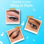 Dazller Liquid Eyeliner|Waterproof|Precise Application|Smudge-proof|Vibrant Matte|Long Stay|Quick Dry|Duo Black|19ml