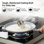 Prestige Ceraglide Duo Omni Tawa 25cm Non-Stick Ceramic Coating|Works On Gas & Induction