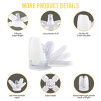 Gesto Plastic 28W Fan Shape LED Bulb - Up to 85% Energy Saving Ceiling Light, Super Bright B22 Lamp for Home, Office, Godown, Factory (Cool White) - Pack of 1