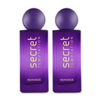 Secret Temptation Romance Eau De Parfum for Women, Long Lasting Chypre Green Everyday Wear Fragrance Pack of 2 (50ml each)