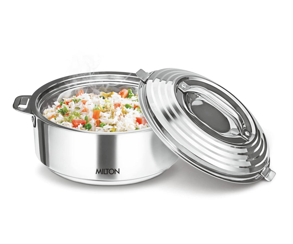 MILTON Galaxia 2500 Insulated Stainless Steel Casserole, 2.45 L