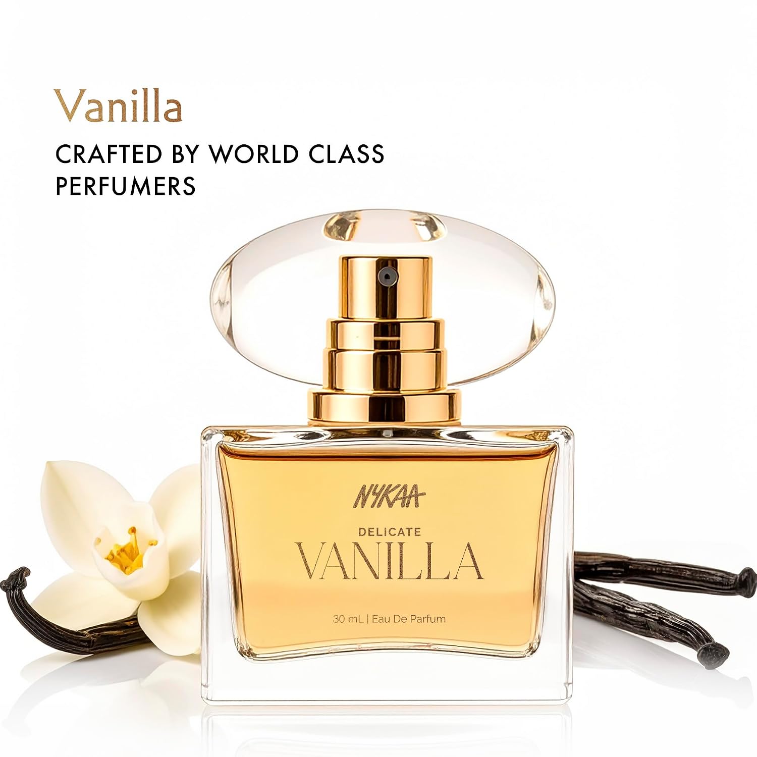Nykaa Delicate Vanilla Long Lasting Floral EDP | Perfume for Women | Day to Night Fragrance |Lily & Vanilla| Everyday Perfume for Her | Travel Friendly Size