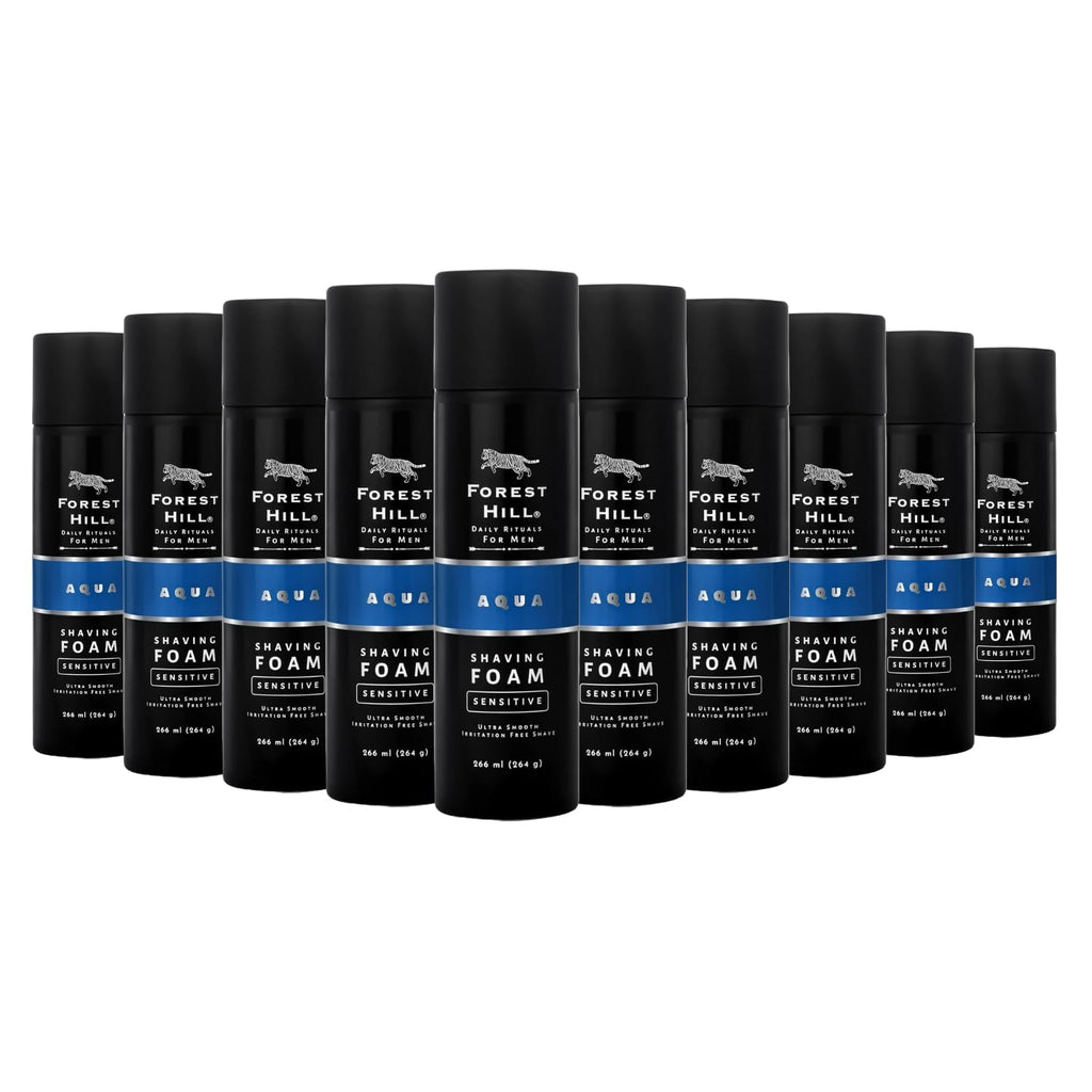 Forest Hill Aqua Shaving Foam For Men 266 ml (pack of-10)