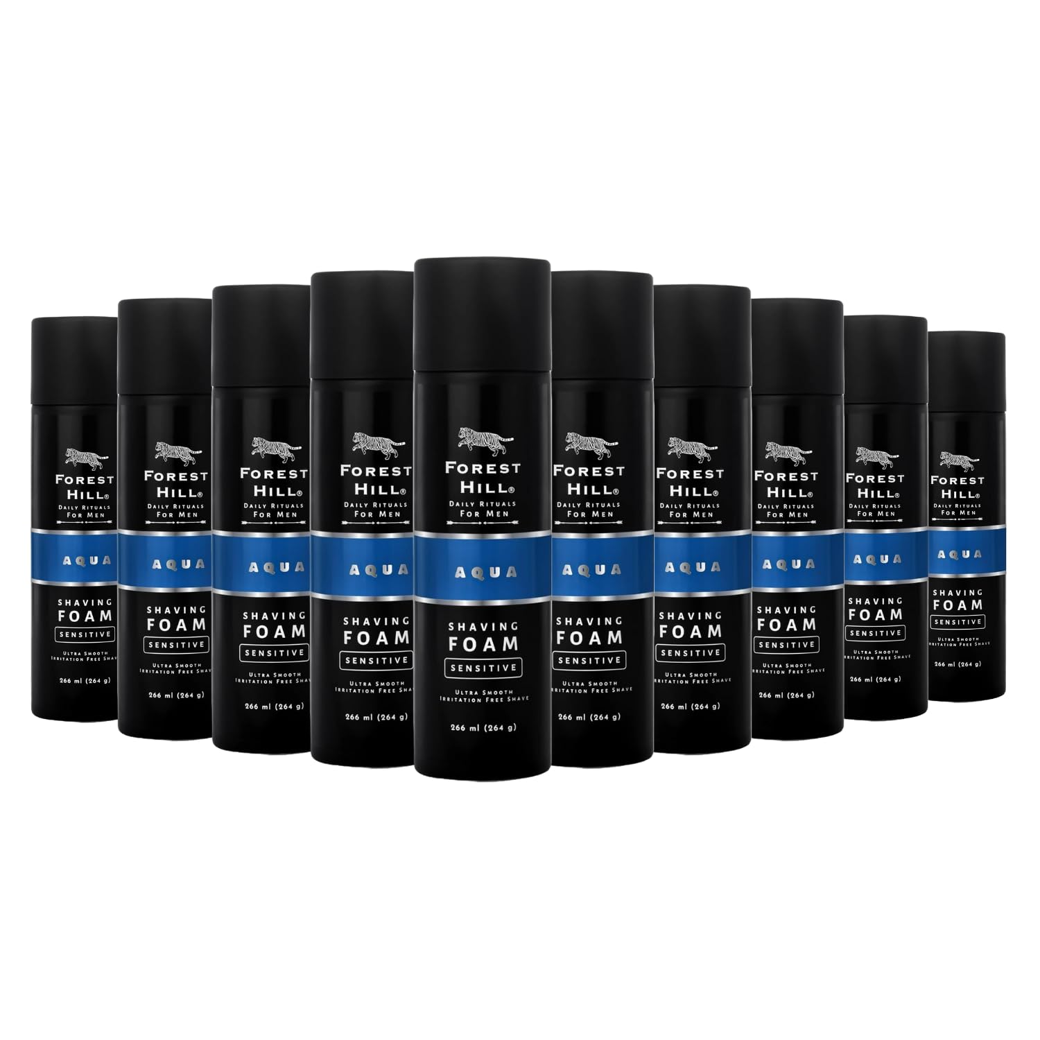 Forest Hill Aqua Shaving Foam For Men 266 ml (pack of-10)