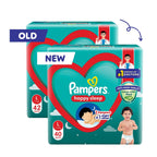 Pampers Happy Sleep Pant Style Baby Diapers, Large (L), 40 Count, 1 Pampers = 1 Night Sleep, with Anti Rash Shield, 9-14 Kg Diapers