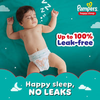 Pampers Happy Sleep Pant Style Baby Diapers, Large (L), 40 Count, 1 Pampers = 1 Night Sleep, with Anti Rash Shield, 9-14 Kg Diapers