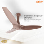 Orient Electric Newly Launched Aeroquiet Neu 1230mm Ceiling Fan for Home| BEE 2 Star Rated Energy Efficient Fan | Rust-proof ABS blade |2 Years Warranty by...