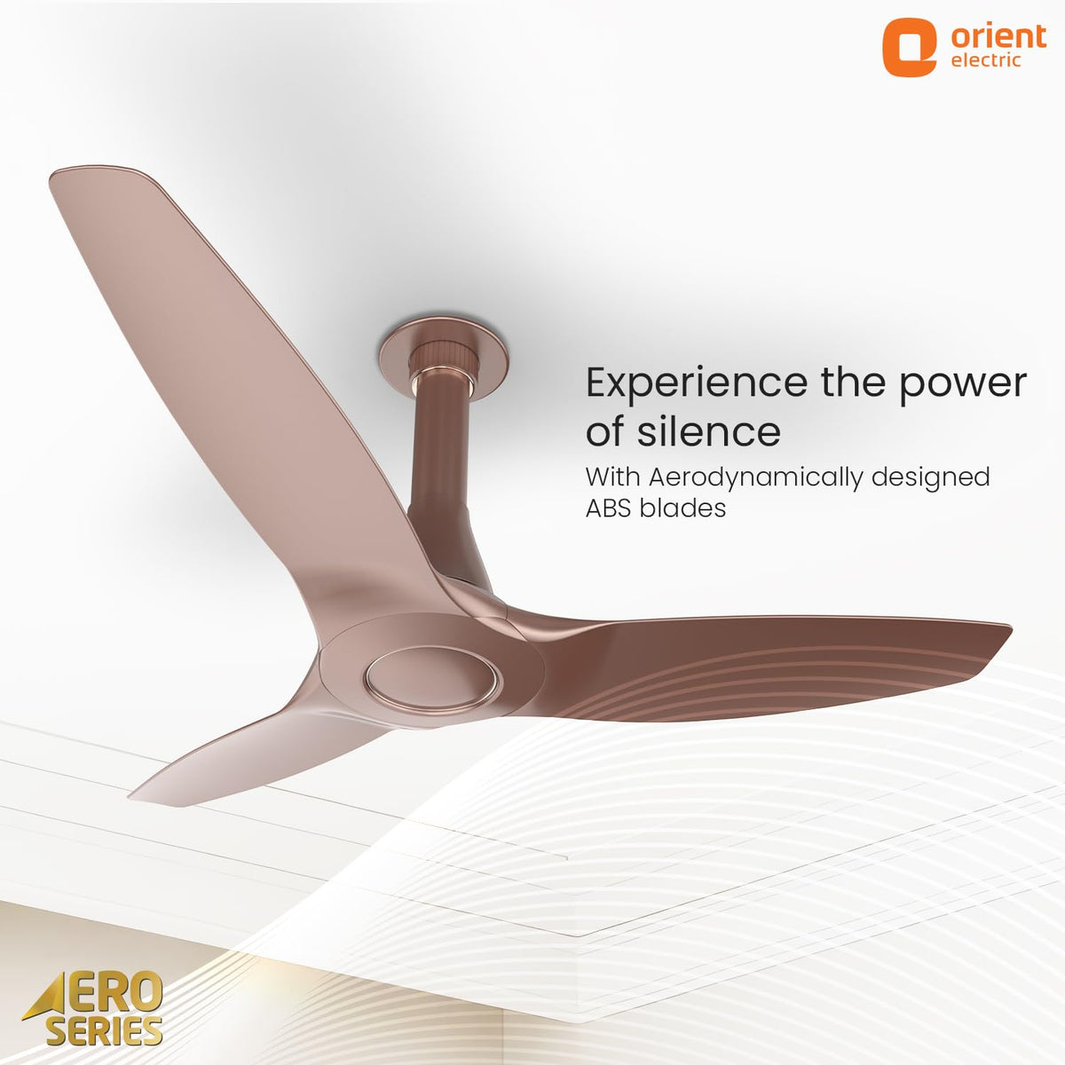 Orient Electric Newly Launched Aeroquiet Neu 1230mm Ceiling Fan for Home| BEE 2 Star Rated Energy Efficient Fan | Rust-proof ABS blade |2 Years Warranty by...