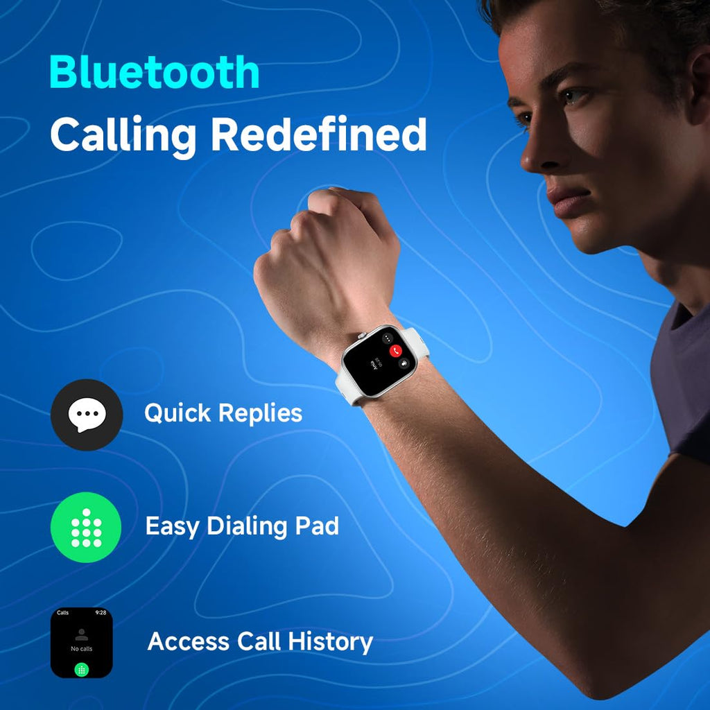 REDMI Watch Move 1.85 Premium AmoLED,14 Day Battery,Best Accuracy,Dual Core Processor Smartwatch (Gold Rush Strap, Free Size)