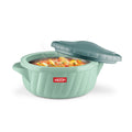 MILTON Flora 2000 Insulated Inner Steel Casserole for Roti, 2.1 Litre