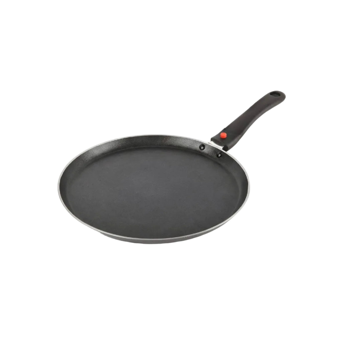 CELLO Aluminium Non-Stick Induction Base Dosa Tawa with Detachable Bakelite Handle 28 CM Black