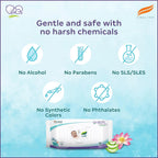Himalaya Gentle Baby Wipes with Lid (72 x4 packs -288 Wipe) |100% Biodegradable Plant-based fabric | Indian Lotus & Aloe Vera | Skin Friendly PH| Extra Soft