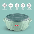 MILTON Flora 2500 Insulated Inner Steel Casserole for Roti, 2.35 Litre