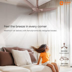 Orient Electric Newly Launched Aeroquiet Neu 1230mm Ceiling Fan for Home| BEE 2 Star Rated Energy Efficient Fan | Rust-proof ABS blade |2 Years Warranty by...
