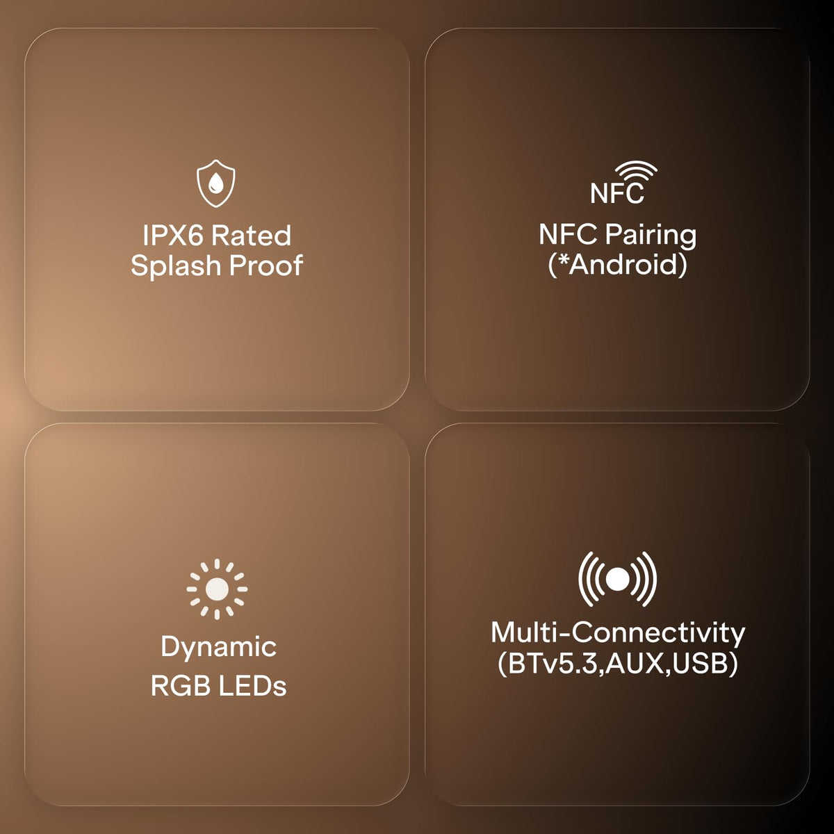 boAt 2026 Launch Nirvana Luxe,360- Surround, Spatial Audio, 100W, 15hrs Battery, Broadcast, App Support, NFC Pairing (Android), Bluetooth Speaker, Wireless...
