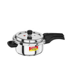 Prestige 3 Litre Stainless Steel Deluxe Alpha Svachh Outer Lid Pressure Cooker | 10Y Warranty | Deep Lid for Spillage Control | TRIPLY Base | Gasket Release System | Gas & Induction Compatible | ISI