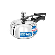 Hawkins 1.5 Litre Stainless Steel Contura Pressure Cooker, Inner Lid Induction Baby Cooker, Silver (SSC15)
