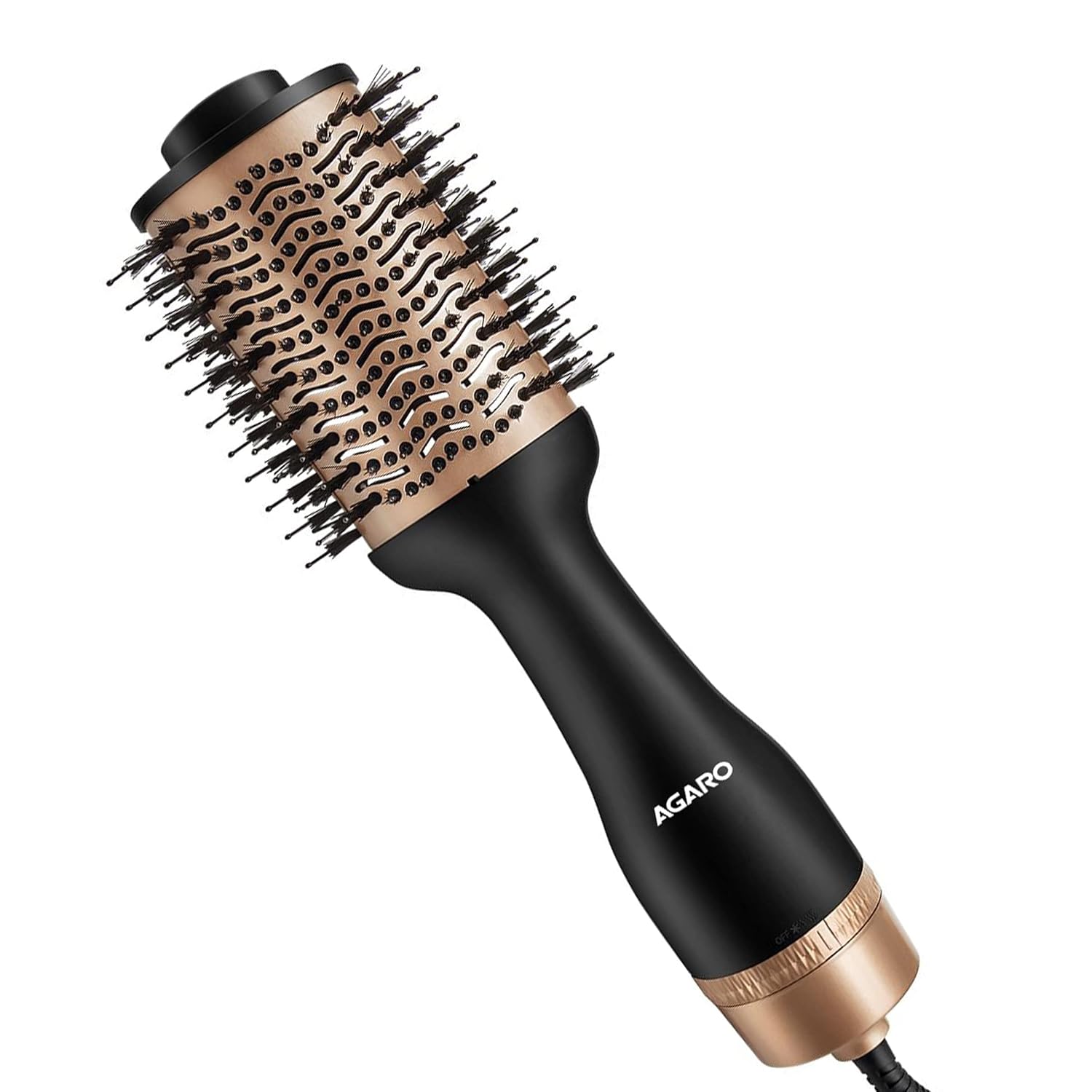 AGARO HSB2107 Hair Straightening Comb, 5 Heat Settings, Hair Straightener, Black, 33627 & 1200 ..