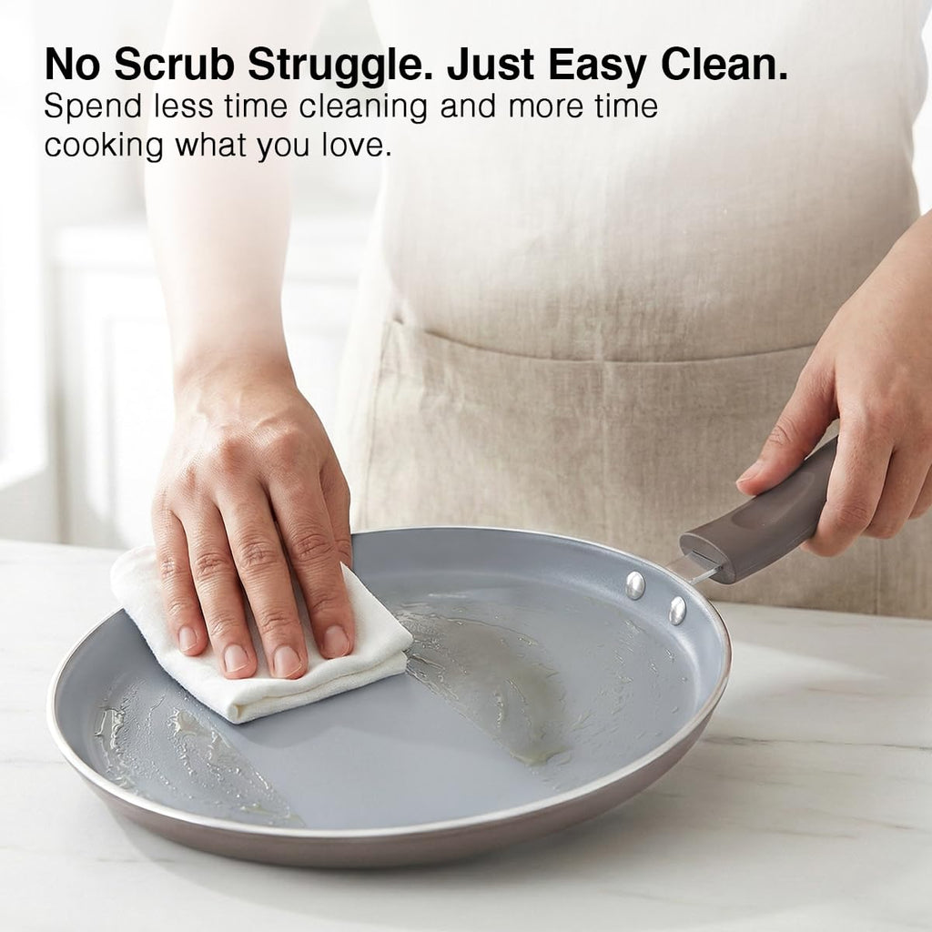 Prestige Ceraglide Duo Omni Tawa 25cm Non-Stick Ceramic Coating|Works On Gas & Induction