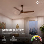 Orient Electric 1200mm Apex Cruise Ceiling Fan for Home | BEE 1 Star Rated Energy Efficient Fan|Outstanding Performance | 2 Years Warranty by Orient | Galaxy Brown