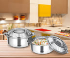 MILTON Galaxia 2500 Insulated Stainless Steel Casserole, 2.45 L