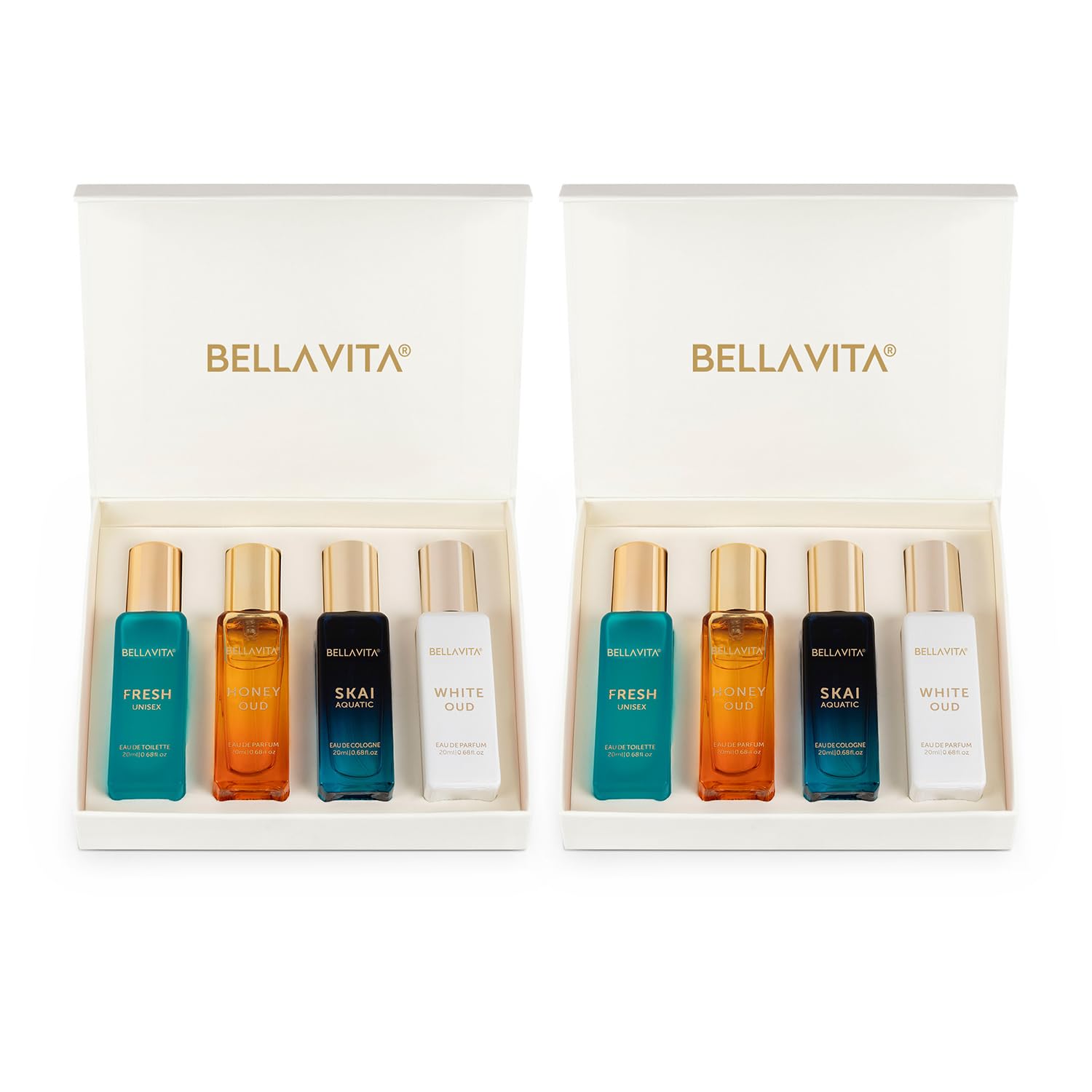 Bella Vita Luxury | Perfume Gift Set for Women 4x20ml | Gifts for Woman | Perfume for Woman | Date, Senorita, Glam, Rose Long Lasting EDP | Floral &...